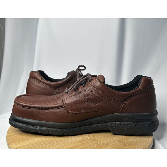 Red Wing 6659 Men\'s 14D Brown Pebble Leather Steel-Toe Work Shoes Slip Resistant